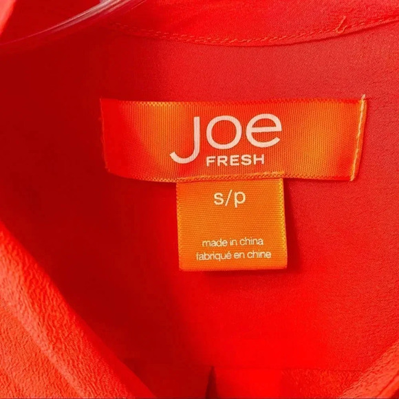 Joe Fresh | Silk Tie Neck Blouse (S/P) - Picture 4 of 4